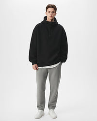 Pulse Hoodie – half‑zip, 440g premium hoodie for smart casual and training