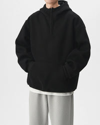 Pulse Hoodie – half‑zip, 440g premium hoodie for smart casual and training