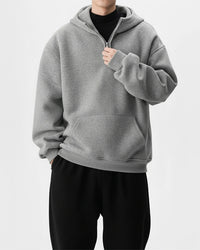 Pulse Hoodie – half‑zip, 440g premium hoodie for smart casual and training