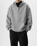 Pulse Hoodie – half‑zip, 440g premium hoodie for smart casual and training