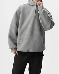 Pulse Hoodie – half‑zip, 440g premium hoodie for smart casual and training