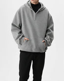 Pulse Hoodie – half‑zip, 440g premium hoodie for smart casual and training