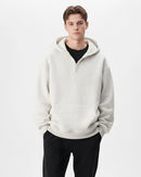 Pulse Hoodie – half‑zip, 440g premium hoodie for smart casual and training