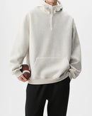 Pulse Hoodie – half‑zip, 440g premium hoodie for smart casual and training