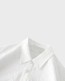 Urbanease Polo – Men’s seersucker polo shirt with breathable fabric and relaxed fit
