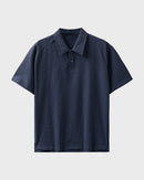 Urbanease Polo – Men’s seersucker polo shirt with breathable fabric and relaxed fit